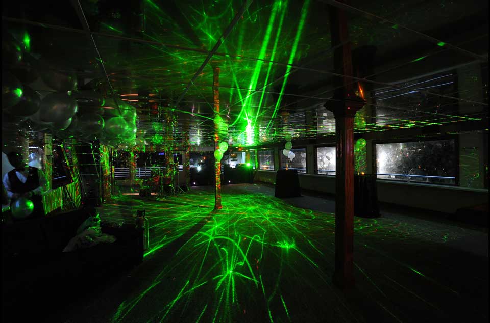 green laser ballroom