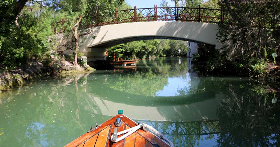 boat on a river