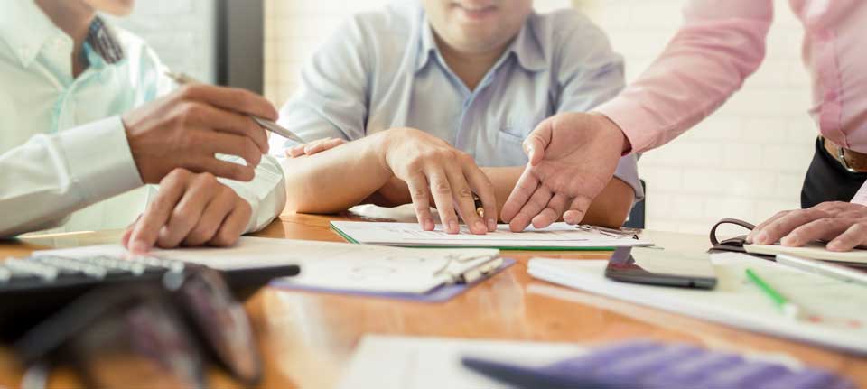 people in a meeting